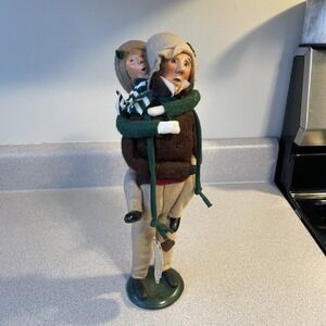 Byers Choice Bob Cratchit and Tiny Tim 13" Christmas Carol Figure 2009